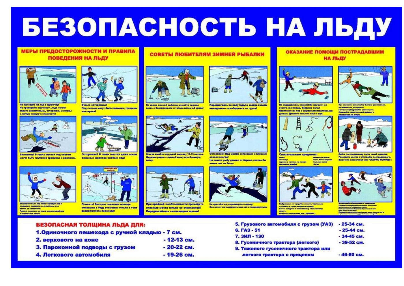 Безопасность на льду.